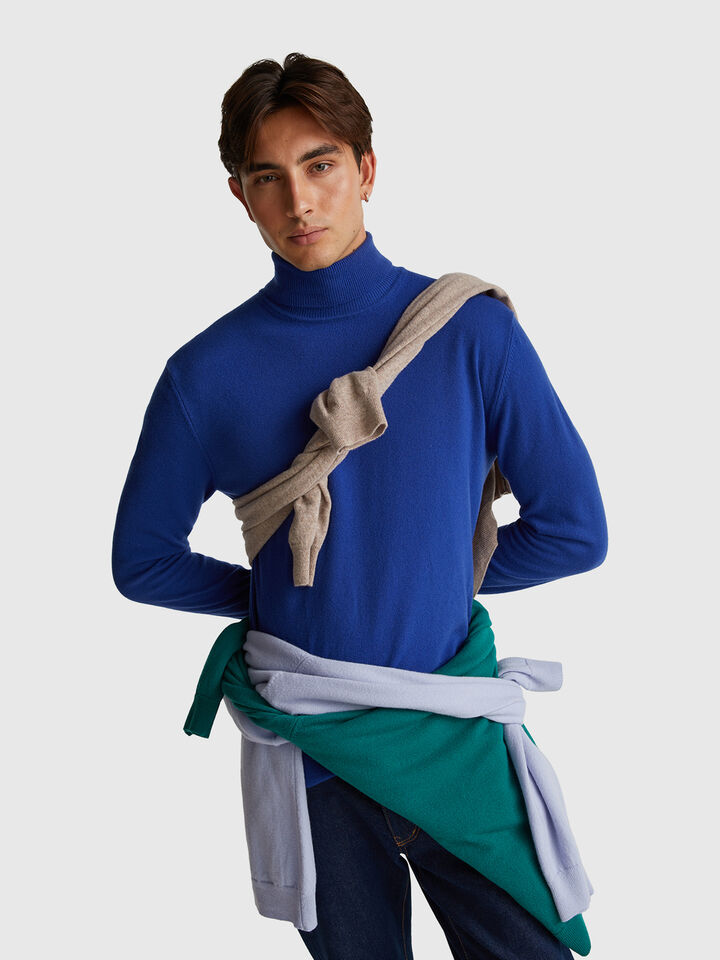 TURTLE NECK SWEATER Men image number 3